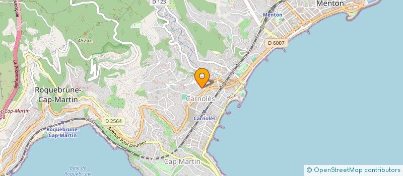 localisation de l'entreprise MADAME RASA PUODZIUNAITE  ROQUEBRUNE-CAP-MARTIN