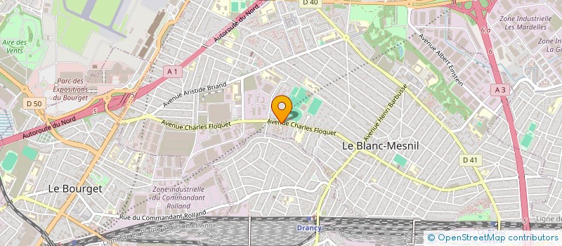 localisation de l'entreprise MADAME RASANJA UTHAYAKUMAR à LE BLANC-MESNIL
