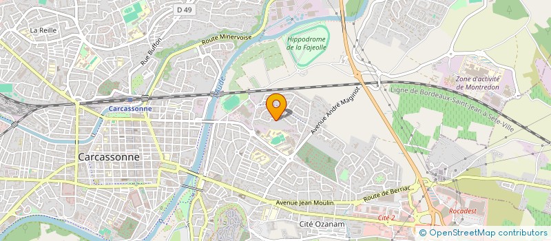 localisation de l'entreprise MADAME RASHA ALTALLY  CARCASSONNE