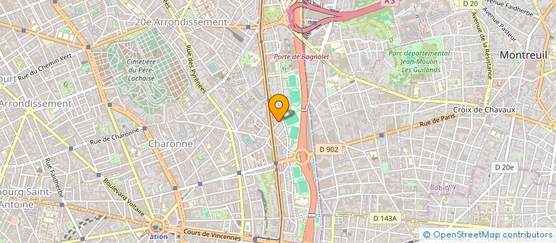 localisation de l'entreprise MADAME RASHA BOUMEDIENE  PARIS