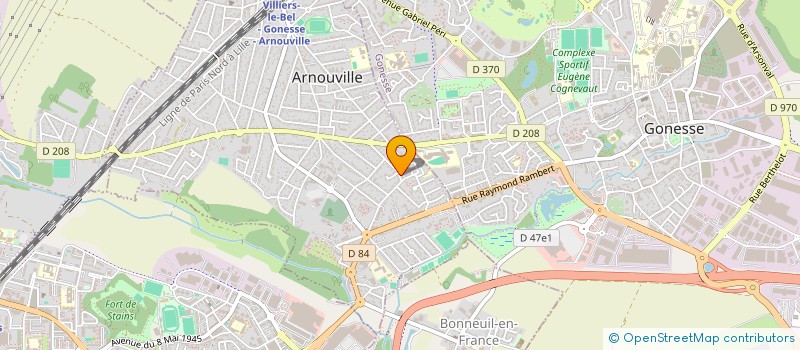 localisation de l'entreprise MADAME RASHI SNC  ARNOUVILLE