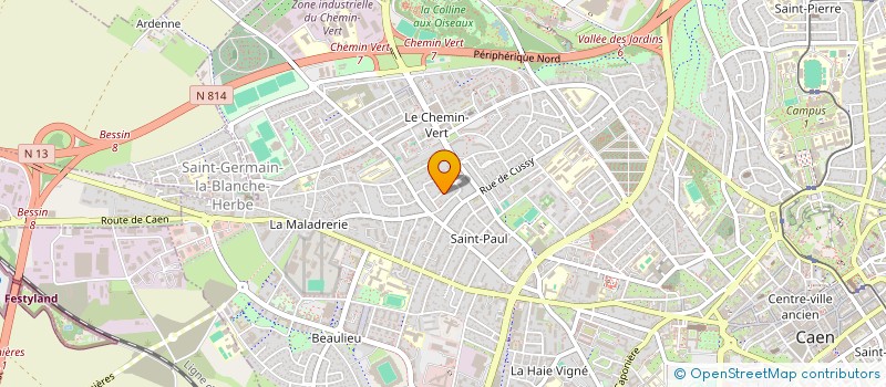 localisation de l'entreprise MADAME RASIMA KLICIC à CAEN