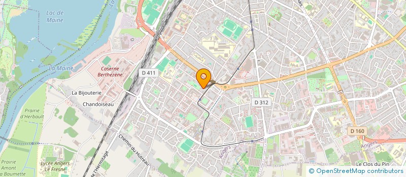 localisation de l'entreprise MADAME RASMI ACHIRAFI  ANGERS