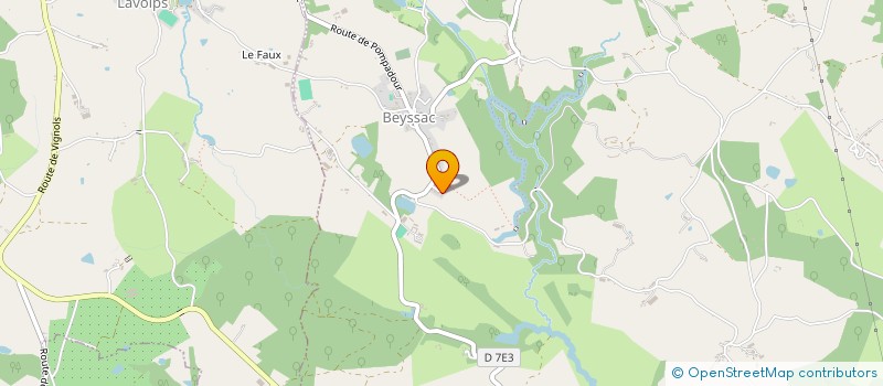 localisation de l'entreprise MADAME RASOAZAFIVOLAMARO SAMPY  BEYSSAC