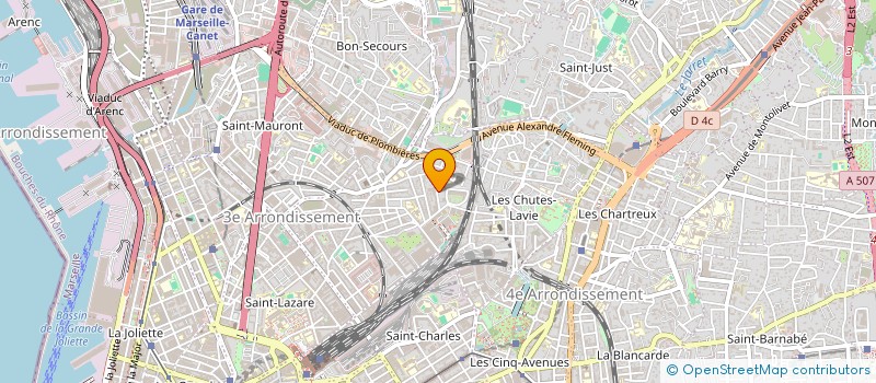 localisation de l'entreprise MADAME RATIBA BELMOUDENE à MARSEILLE