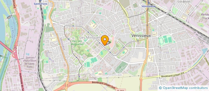 localisation de l'entreprise MADAME RATIBA DJA DAOUADJI  VENISSIEUX