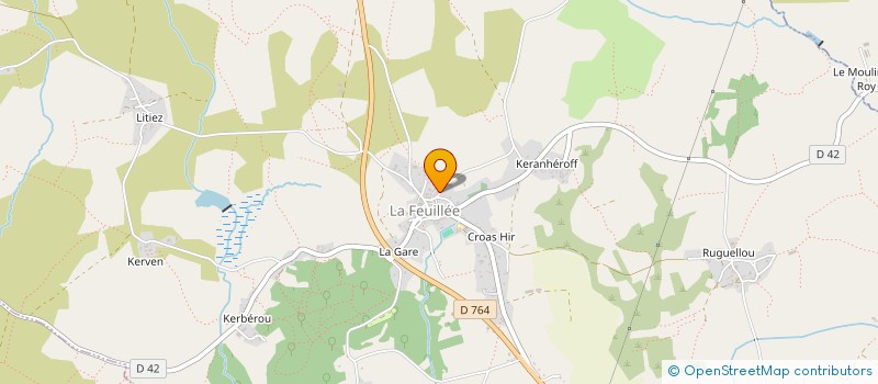 localisation de l'entreprise MADAME RATIBA NAIMI  LA FEUILLEE