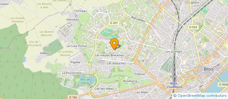 localisation de l'entreprise MADAME RATOUNA SADOIEVA  BLOIS