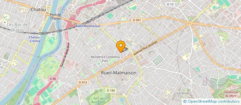 localisation de l'entreprise MADAME RATTANA PRUM à RUEIL-MALMAISON