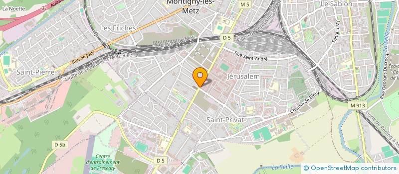 localisation de l'entreprise MADAME RAVAKA BOURQUIN  MONTIGNY-LES-METZ