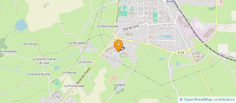 localisation de l'entreprise MADAME RAVAKA RAZAFI TSIHOARANA  EVRON