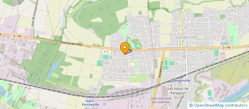 localisation de l'entreprise MADAME RAVELIE ROCH  ISSOU