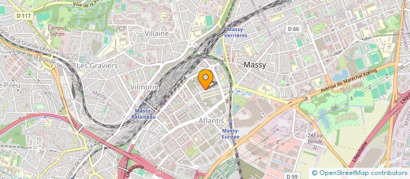 localisation de l'entreprise MADAME RAWA EL FALLAH  MASSY