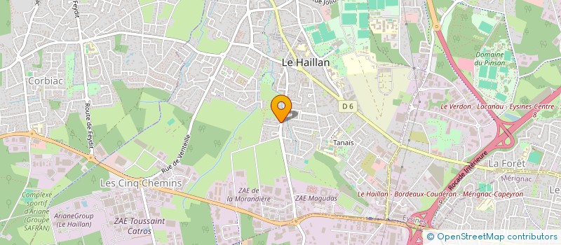 localisation de l'entreprise MADAME RAWAN AL ALI à LE HAILLAN