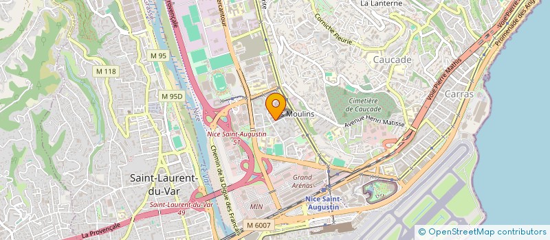 localisation de l'entreprise MADAME RAYANA KHASSIEVA  NICE