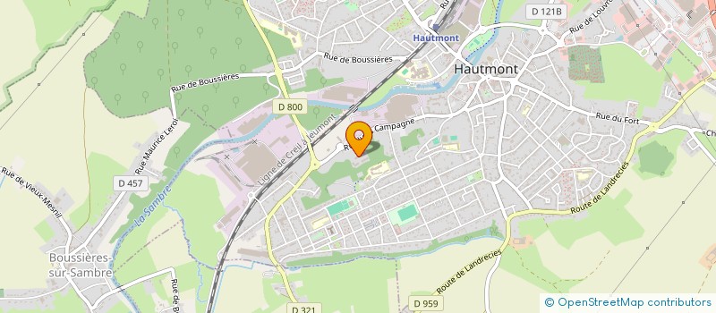 localisation de l'entreprise MADAME RAYANA VANDEN BROECK  HAUTMONT