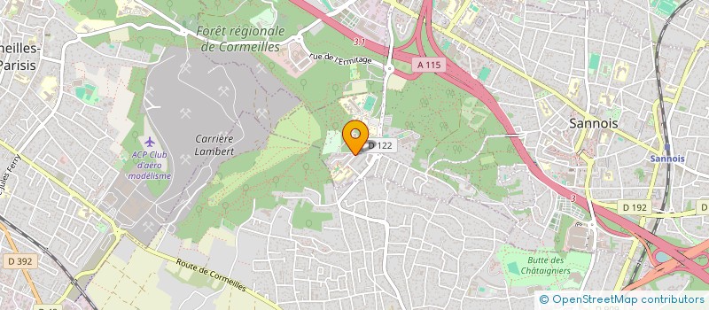 localisation de l'entreprise MADAME RAYANE ABDOULLAH  SANNOIS