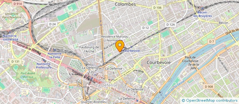 localisation de l'entreprise MADAME RAYANE MEHANNA à COURBEVOIE