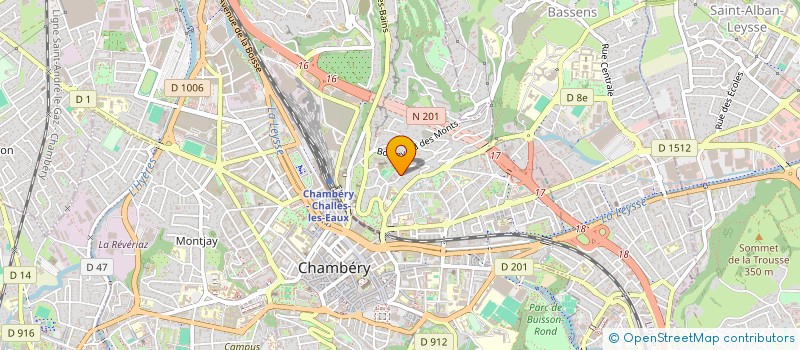 localisation de l'entreprise MADAME RAYANE TIAIBA  CHAMBERY