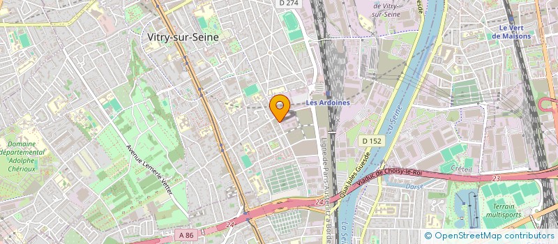 localisation de l'entreprise MADAME RAYANNE VIANA GOMES à VITRY-SUR-SEINE