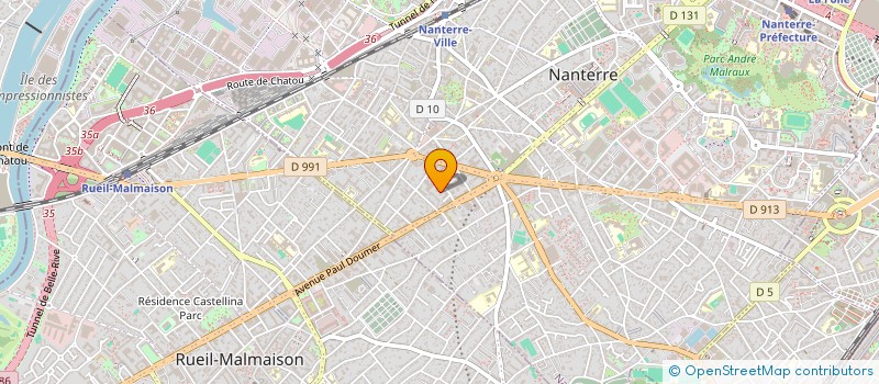 localisation de l'entreprise MADAME RAYEN AMIRA  NANTERRE