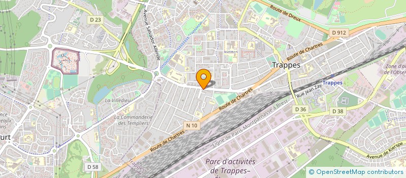 localisation de l'entreprise MADAME RAYENE DADDI  TRAPPES