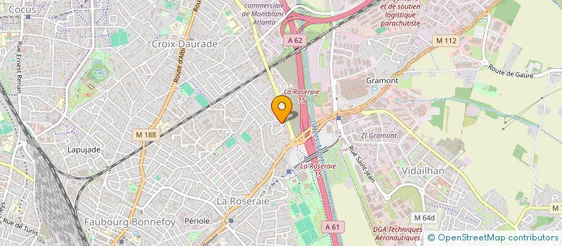 localisation de l'entreprise MADAME RAYENE DIAR à TOULOUSE
