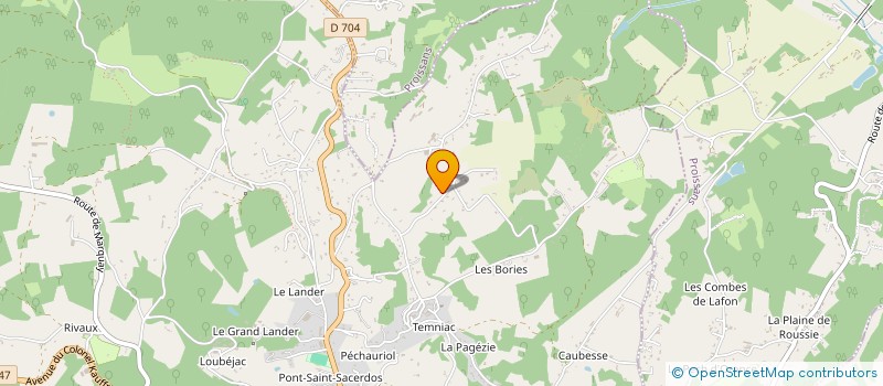 localisation de l'entreprise MADAME RAYMOND GATINEL à SARLAT-LA-CANEDA