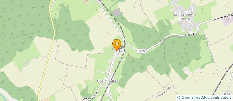 localisation de l'entreprise MADAME RAYMONDE ANTHIERENS  GOURCHELLES