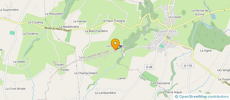 localisation de l'entreprise MADAME RAYMONDE ARTHUR  COULOUVRAY-BOISBENATRE