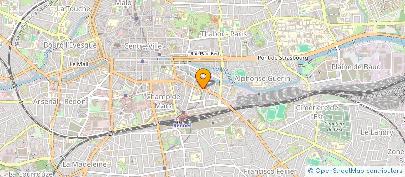 localisation de l'entreprise MADAME RAYMONDE AUBREE à RENNES