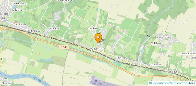 localisation de l'entreprise MADAME RAYMONDE AVENET  DIERRE