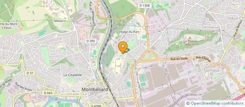 localisation de l'entreprise MADAME RAYMONDE BARRIER à MONTBELIARD