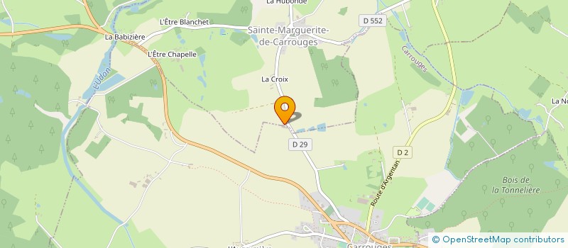 localisation de l'entreprise MADAME RAYMONDE BEAUVAIS à SAINT-ELLIER-LES-BOIS