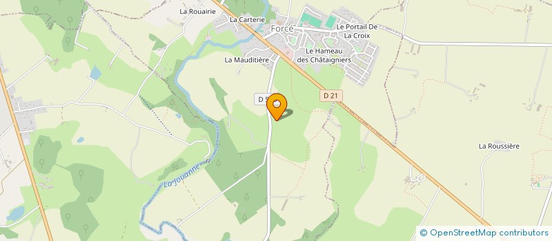 localisation de l'entreprise MADAME RAYMONDE BELLANGER à FORCE