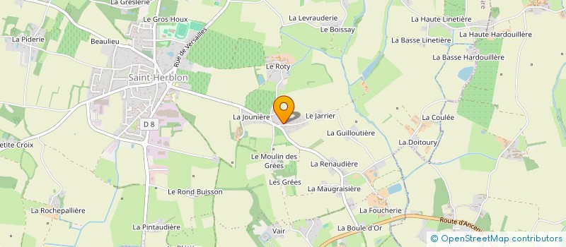 localisation de l'entreprise MADAME RAYMONDE BLAIN  VAIR-SUR-LOIRE