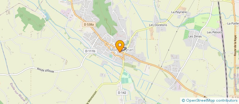 localisation de l'entreprise MADAME RAYMONDE BLONDEAU  MONTMEYRAN