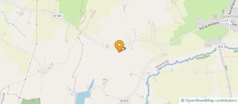 localisation de l'entreprise MADAME RAYMONDE BOITTIN  DESERTINES
