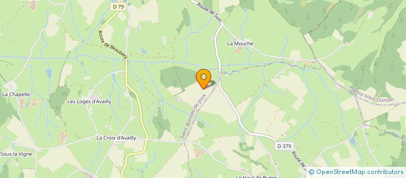 localisation de l'entreprise MADAME RAYMONDE BONIN  VEROSVRES