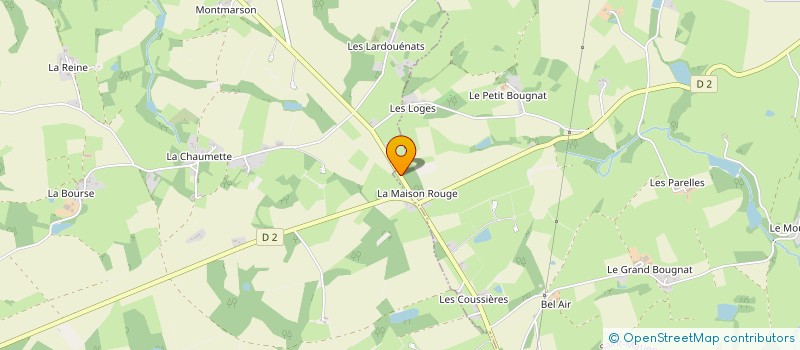 localisation de l'entreprise MADAME RAYMONDE BONTEMPS à BUSSIERE-SAINT-GEORGES