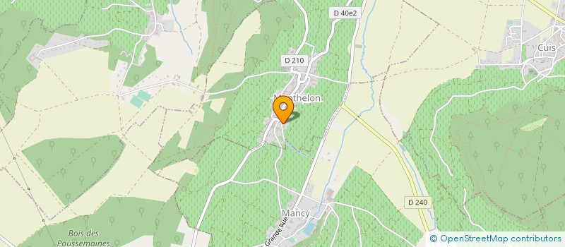 localisation de l'entreprise MADAME RAYMONDE BOUCQUEMONT  MONTHELON