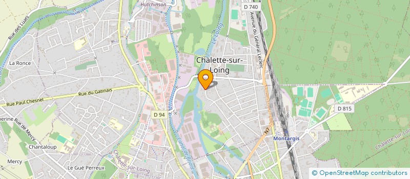 localisation de l'entreprise MADAME RAYMONDE BOULLIGNY à CHALETTE-SUR-LOING