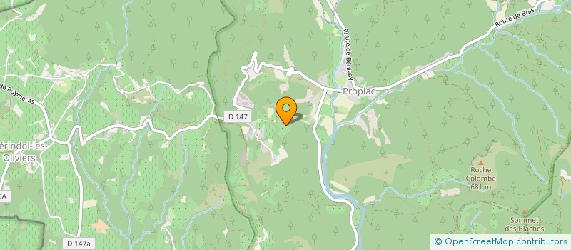 localisation de l'entreprise MADAME RAYMONDE BRICQUET  MOLLANS-SUR-OUVEZE