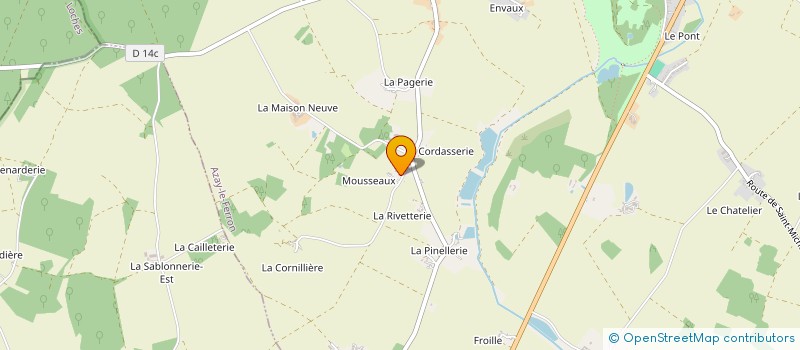 localisation de l'entreprise MADAME RAYMONDE BROUILLARD à AZAY-LE-FERRON