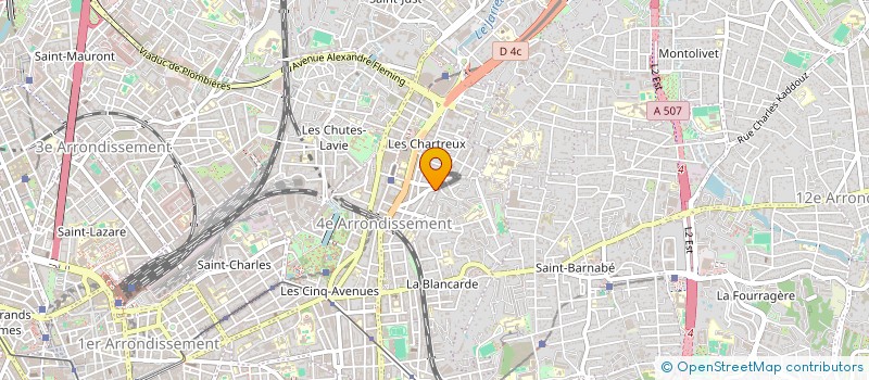 localisation de l'entreprise MADAME RAYMONDE CHANUT à MARSEILLE