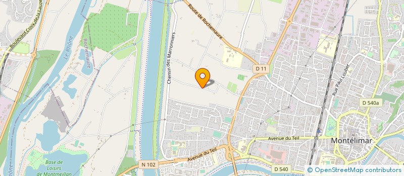 localisation de l'entreprise MADAME RAYMONDE CHAREYRON  MONTELIMAR