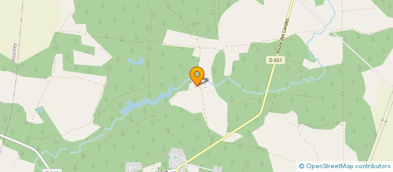 localisation de l'entreprise MADAME RAYMONDE CHATAIGNE  MOUSTEY