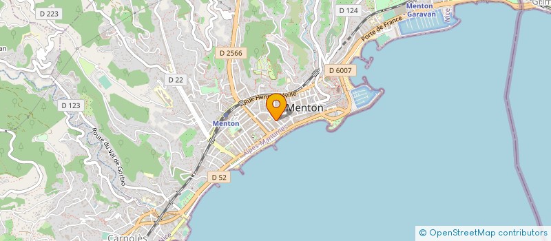 localisation de l'entreprise MADAME RAYMONDE CHEGROUN à MENTON