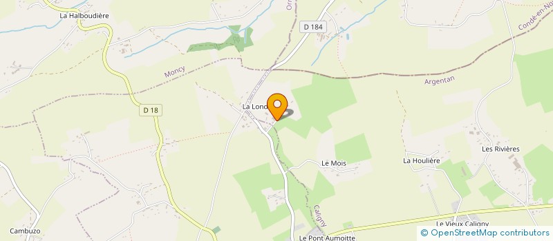 localisation de l'entreprise MADAME RAYMONDE CHEVRET à CALIGNY