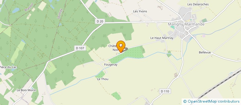 localisation de l'entreprise MADAME RAYMONDE CITEL à CHAMPIGNY-SUR-VEUDE